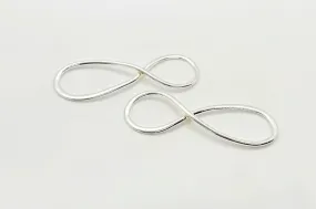 .925 Sterling Silver Infinity Connector