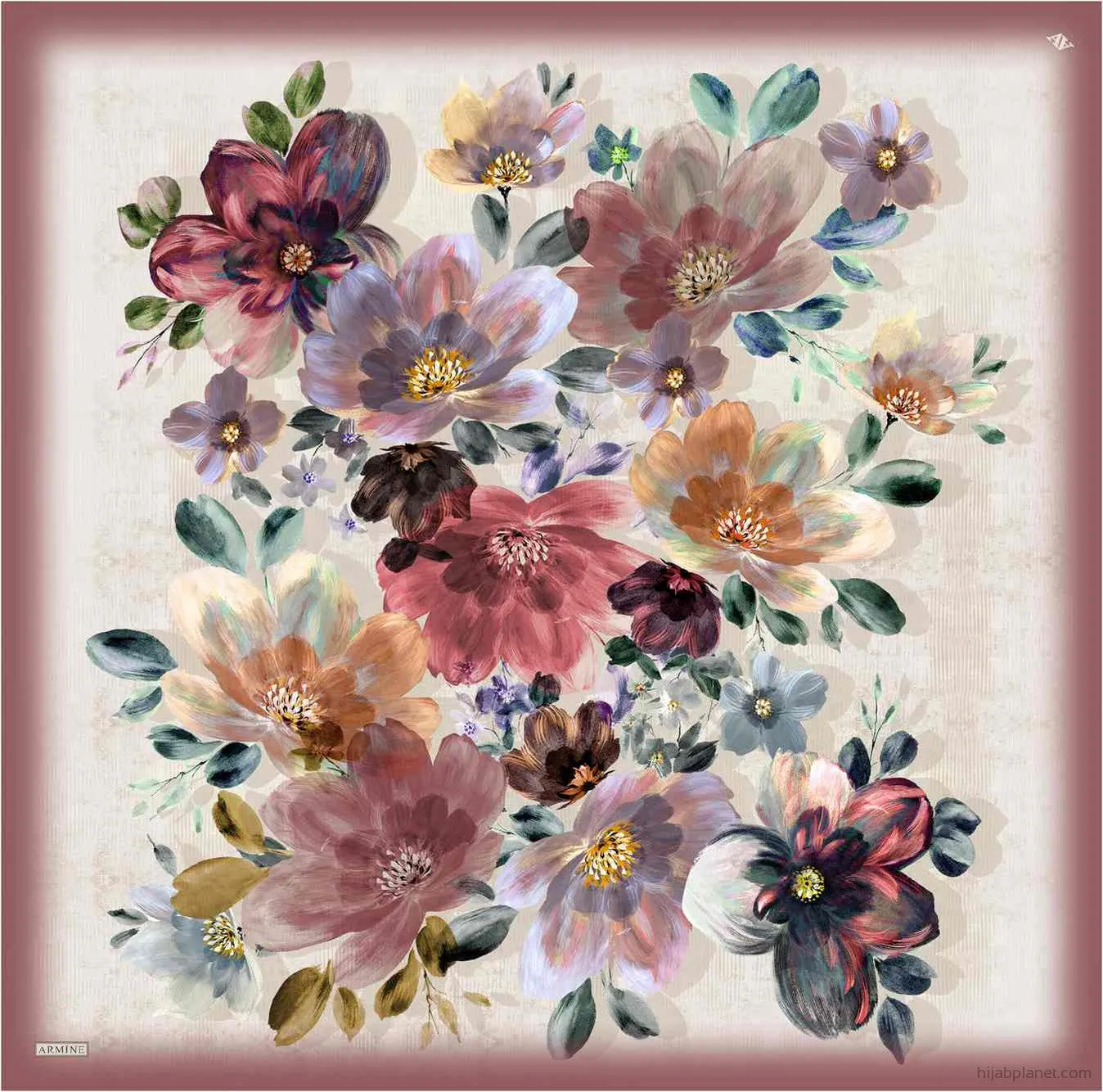 Armine Spring Delight Woman Silk Scarf #1