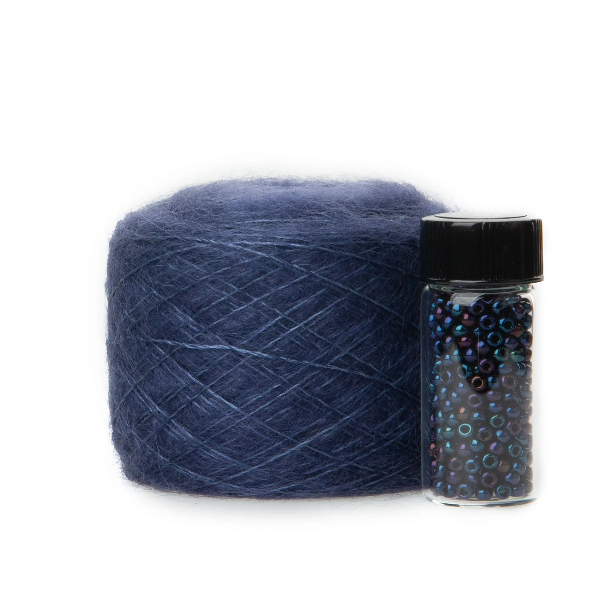Beaded Mohair Scarf Using Catherine Lowe Silk Mohair 1