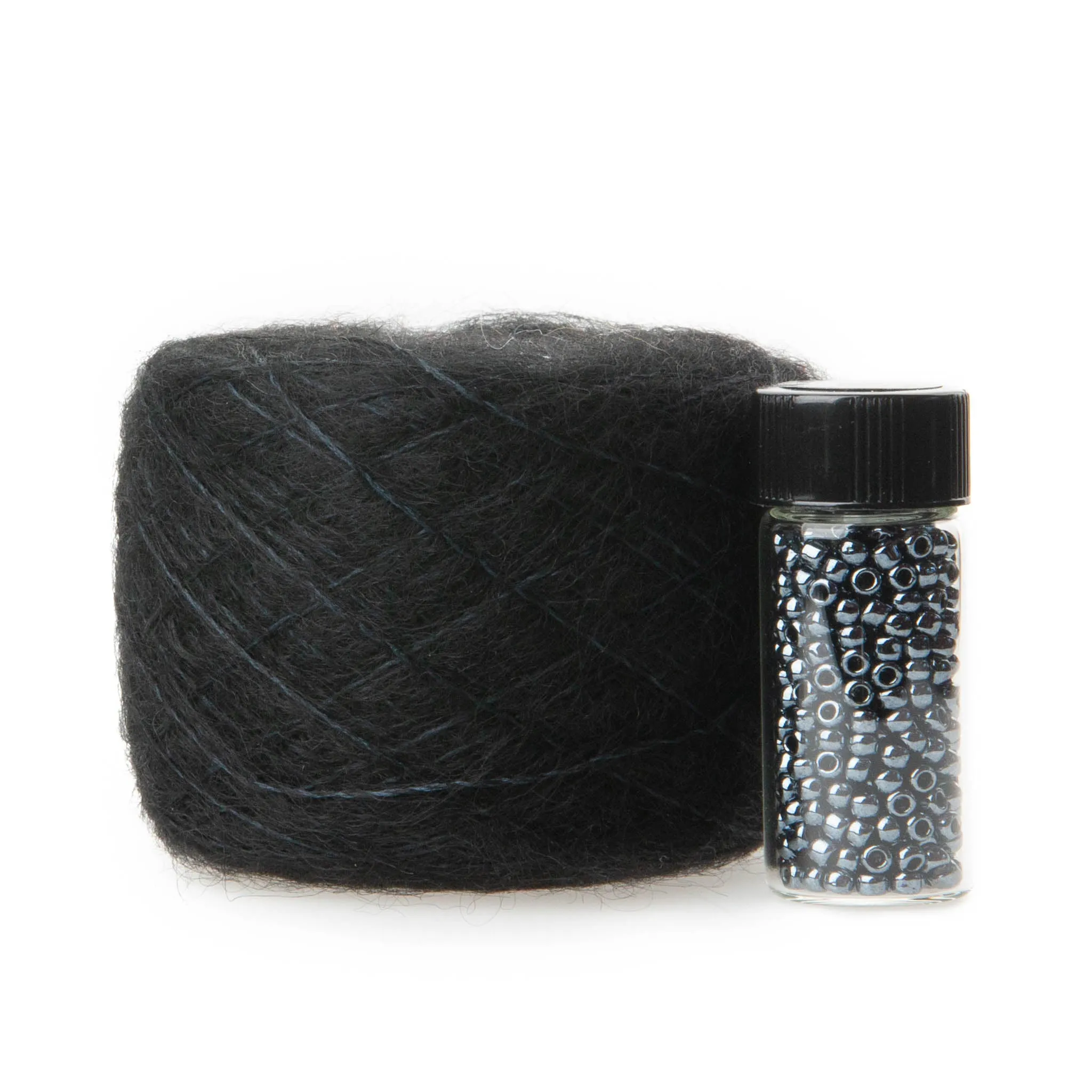 Beaded Mohair Scarf Using Catherine Lowe Silk Mohair 1