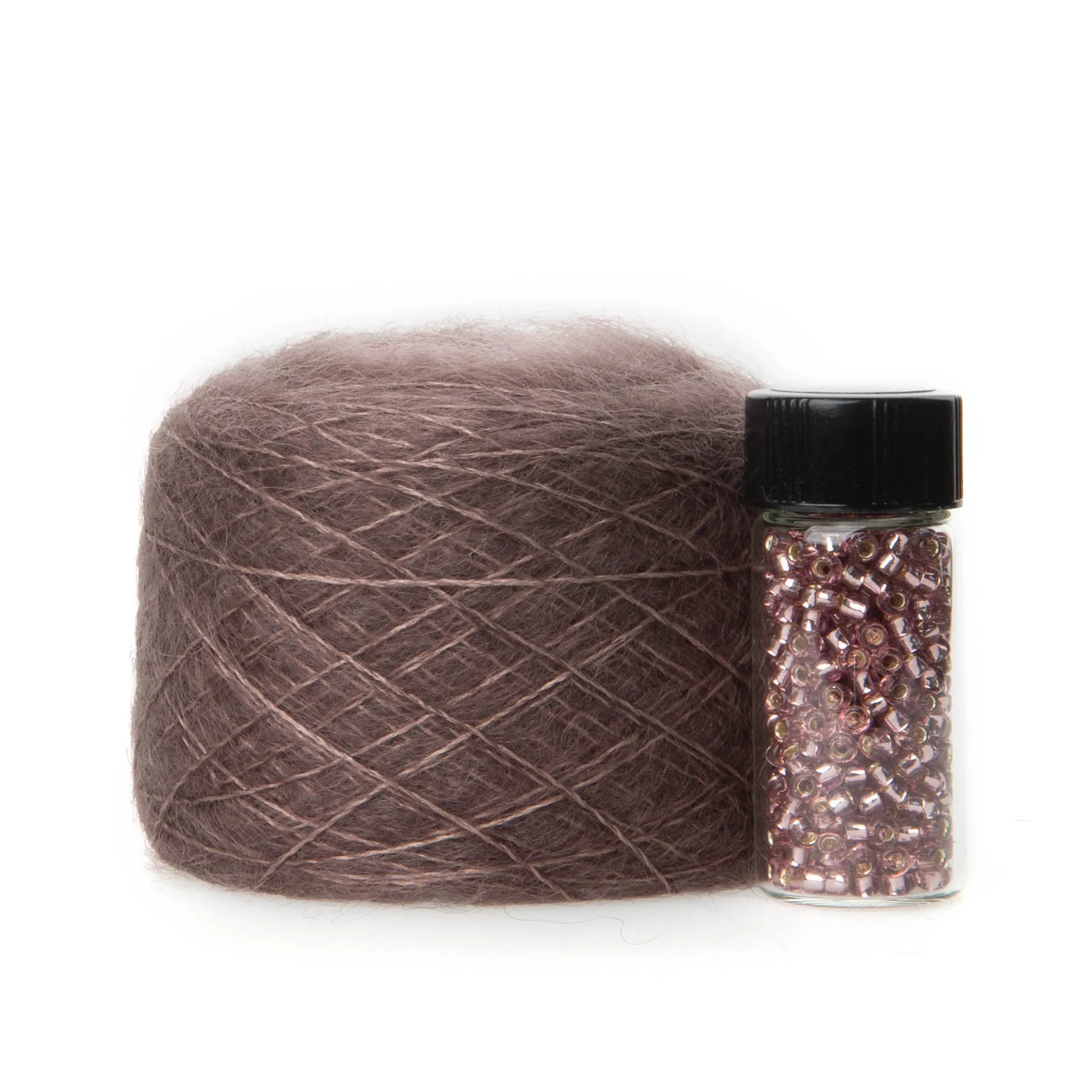 Beaded Mohair Scarf Using Catherine Lowe Silk Mohair 1