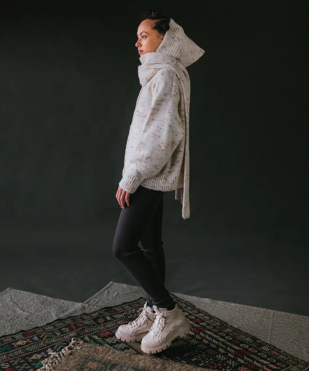 Blewog Cardigan - Moss Speckle (Adult)