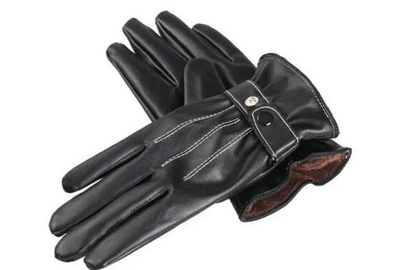 Classic Black Leather Gloves