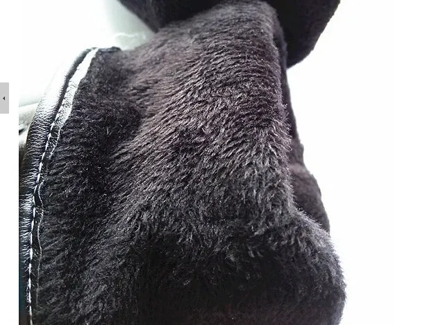 Classic Black Leather Gloves