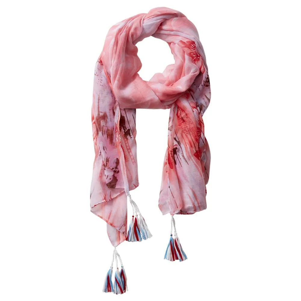 Floral Escape Tassel Scarves