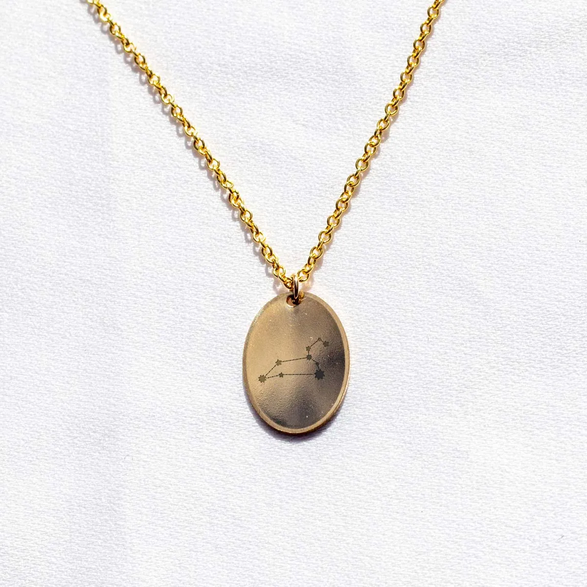 Gold Fill Voyager Charm Necklace - Zodiac Constellations