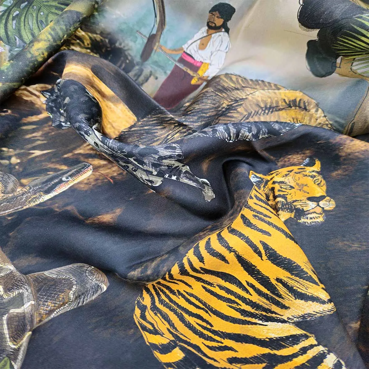 Jungle Book Silk Scarf