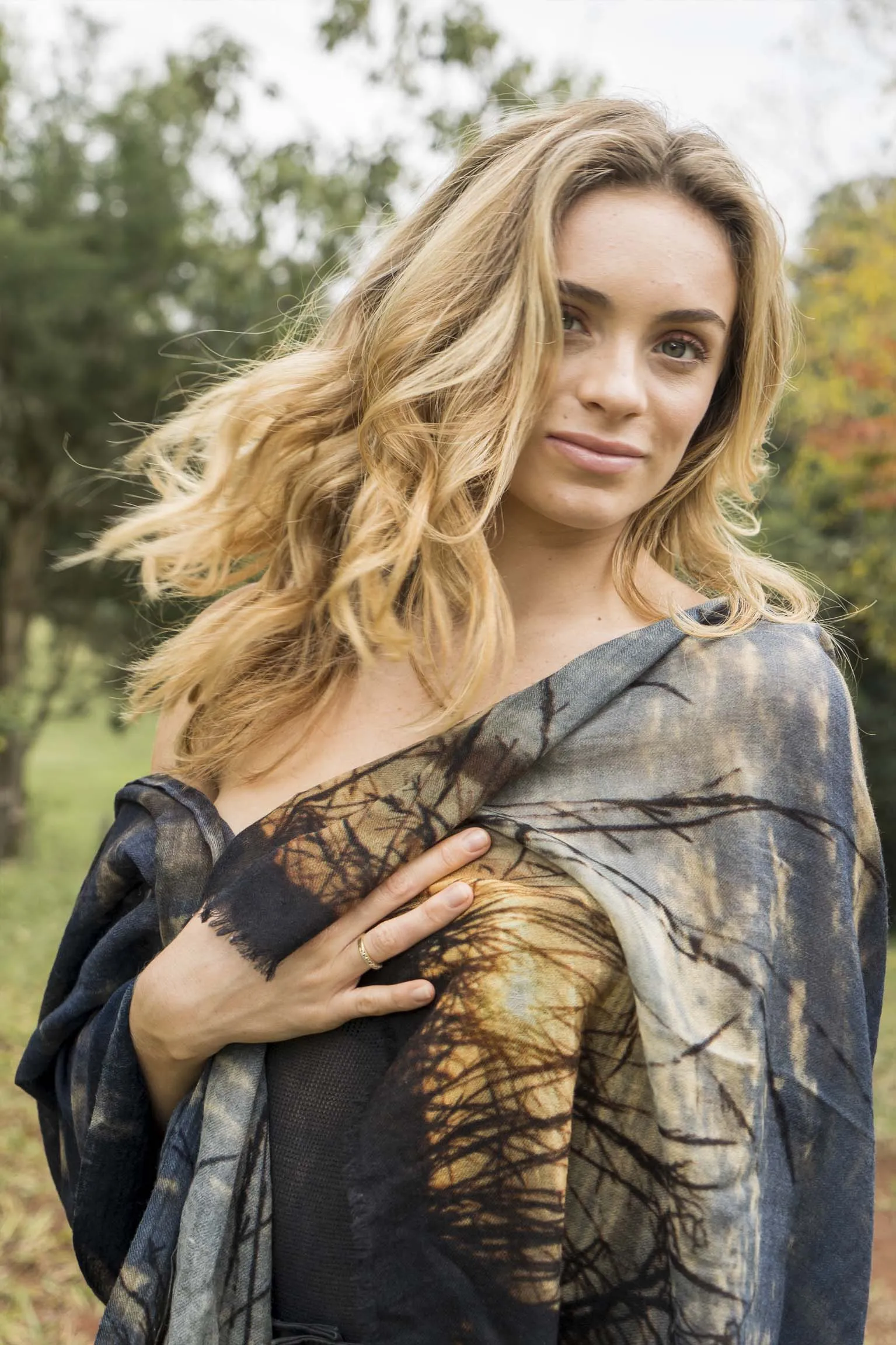 NORTH HEAD WOOL & SILK SCARF