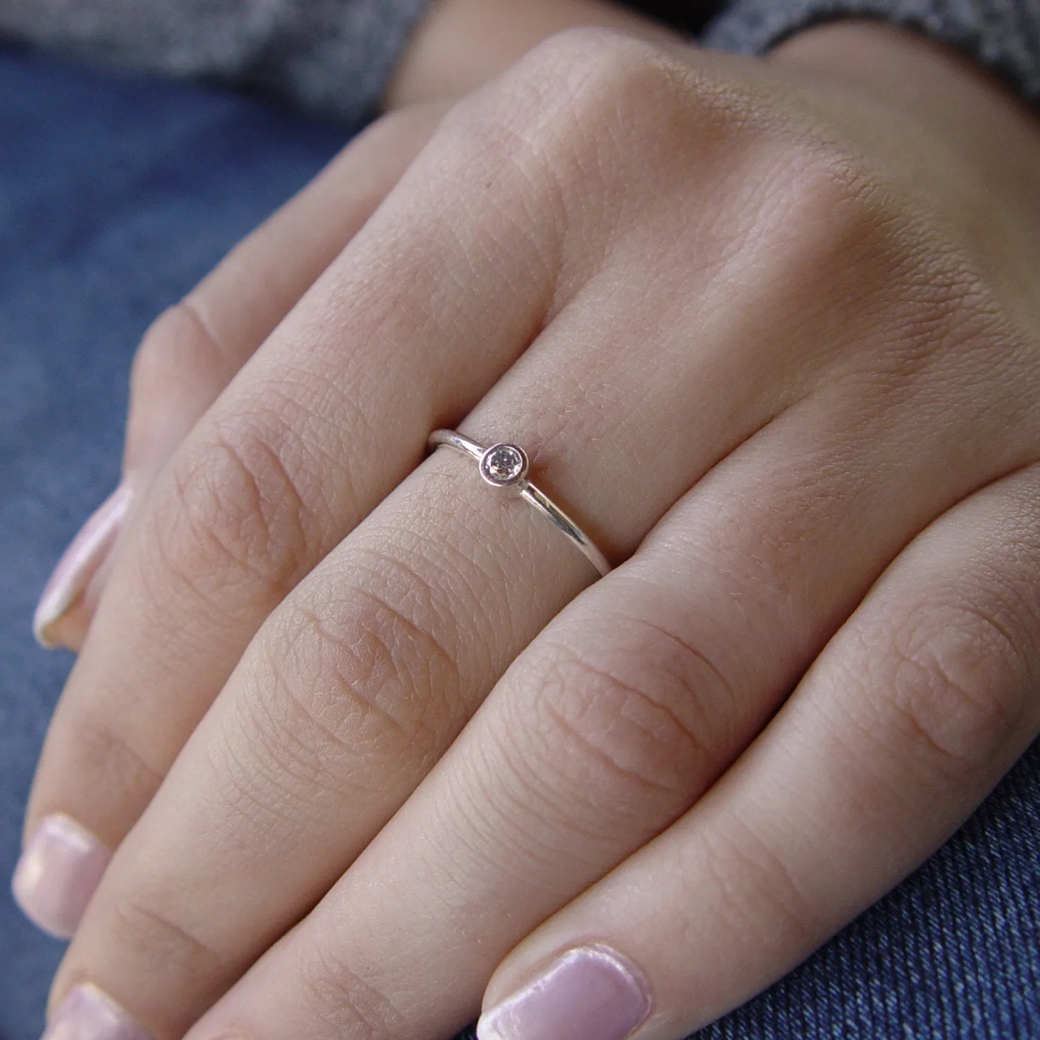 RG1802-1 White gold Diamond ring