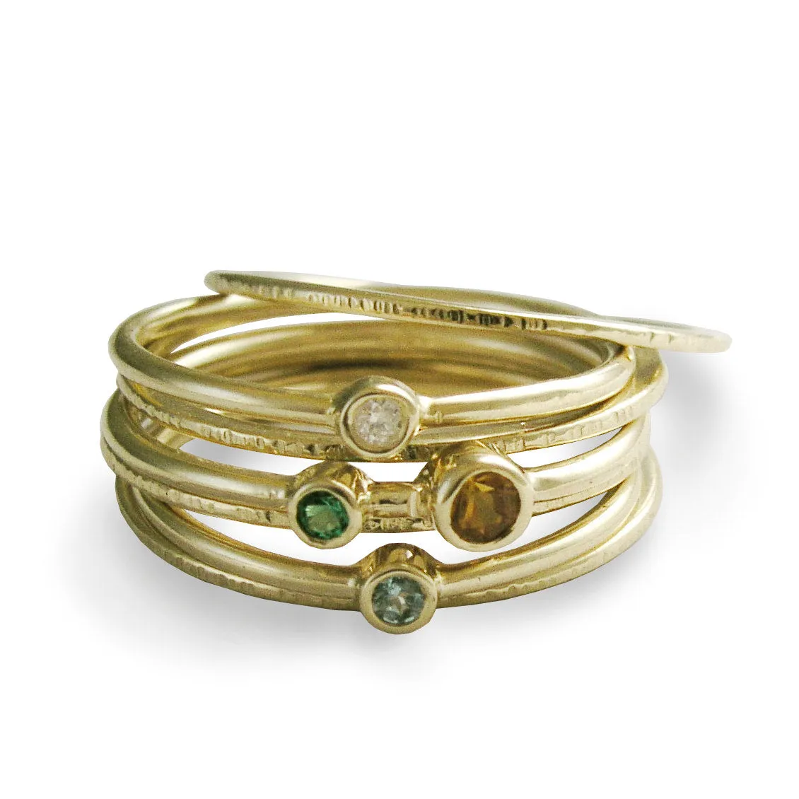 RG1803-4 Peridot and Diamond Gold ring