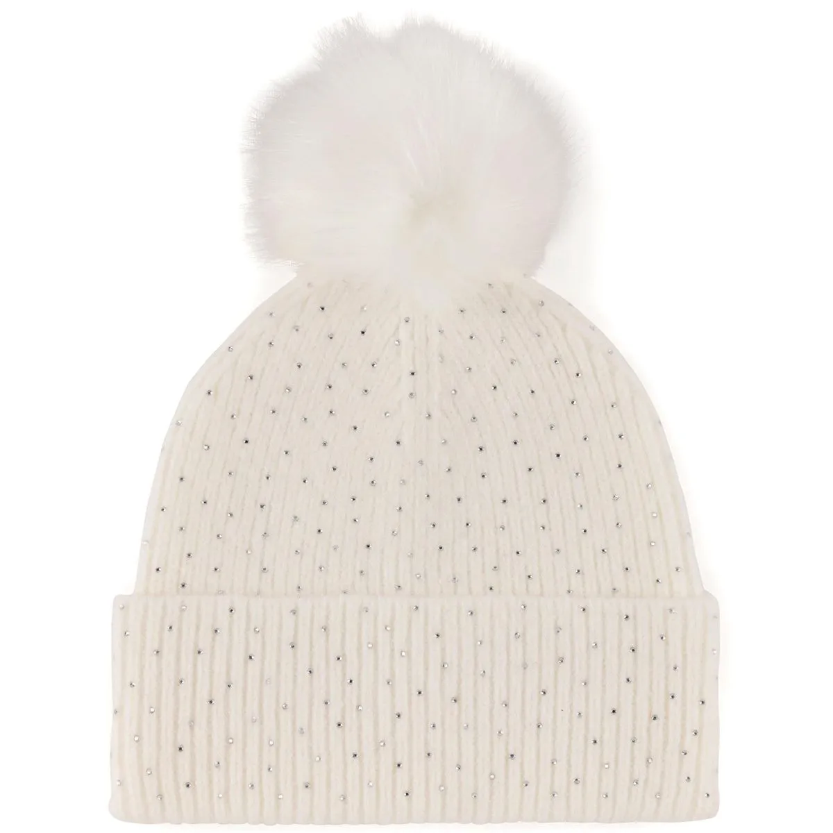 Rhinestone Stud Beanie