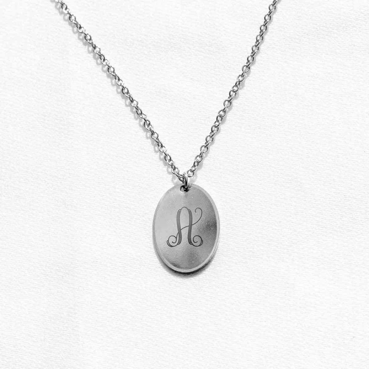 Sterling Silver Voyager Charm Necklace - Monogram